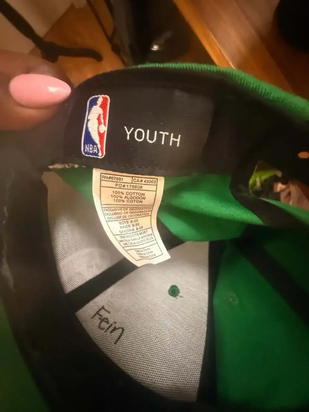 Boston Celtics Outerstuff Youth Two-Tone Snapback Hat Kelly Green Black